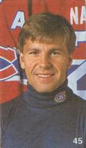 1987-88 Vachon Montreal Canadiens Stickers #45 Mats Naslund Front