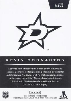 2013-14 Panini Rookie Anthology - 2013-14 Score Update #709 Kevin Connauton Back