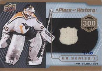 2015-16 Upper Deck - A Piece of History 300 Win Club #300-TB Tom Barrasso Front