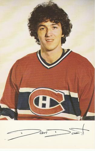 1982-83 Montreal Canadiens Postcards #NNO Dan Daoust Front
