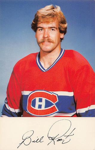 1982-83 Montreal Canadiens Postcards #NNO Bill Root Front