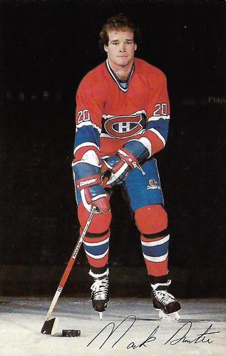 1983-84 Montreal Canadiens #NNO Mark Hunter Front