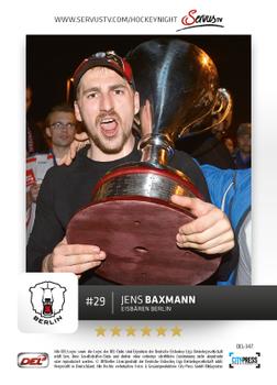 2012-13 Playercards (DEL) #DEL-347 Jens Baxmann Back
