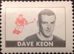 1969-70 Topps - All-Star Stamps #NNO Dave Keon Front