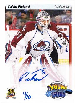 2014-15 Upper Deck - 25th Anniversary Young Guns Tribute Priority Signings Spring Expo #PS-CP Calvin Pickard Front
