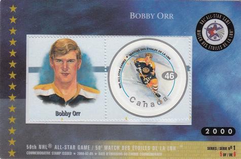 2000 Canada Post NHL All-Stars #5 Bobby Orr Front