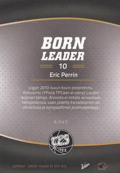 2015-16 Cardset Finland - Born Leader #BL14 Eric Perrin Back