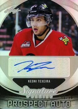 2015 Leaf Signature Series - Prospects Gray #SP-KT1 Keoni Texeira Front