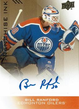 2013 Upper Deck Edmonton Oilers - Franchise Ink #FI-BR Bill Ranford Front