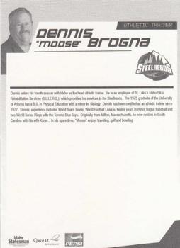 2006-07 Idaho Steelheads (ECHL) #26 Dennis Brogna Back