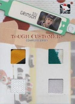 2005-06 In The Game Tough Customers - Complete Jersey #SG Stu Grimson Front