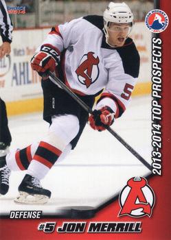 2013-14 Choice AHL Top Prospects #6 Jon Merrill Front