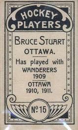 1911-12 Imperial Tobacco Hockey Players (C55) #15 Bruce Stuart Back