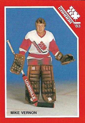 1983 Canadian National Juniors #NNO Mike Vernon Front