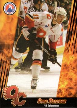 2007-08 Quad City Flames (AHL) #21 Gord Baldwin Front