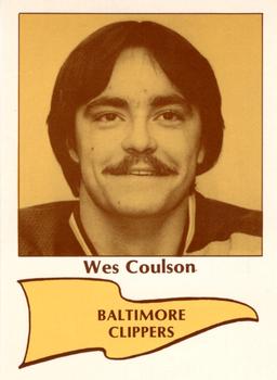 1979-80 Baltimore Clippers (EHL) #NNO Wes Coulson Front