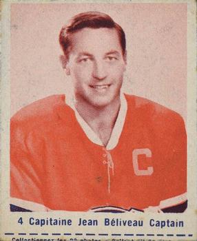 1967-68 IGA Montreal Canadiens Series 2 #NNO Jean Beliveau Front