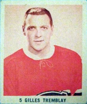 1967-68 IGA Montreal Canadiens Series 2 #NNO Gilles Tremblay Front