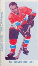 1968-69 Montreal Canadiens IGA Series 1 #NNO Henri Richard Front