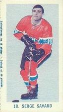 1968-69 Montreal Canadiens IGA Series 1 #NNO Serge Savard Front