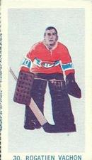 1968-69 Montreal Canadiens IGA Series 1 #NNO Rogatien Vachon Front