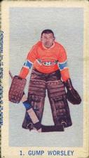 1968-69 Montreal Canadiens IGA Series 1 #NNO Gump Worsley Front