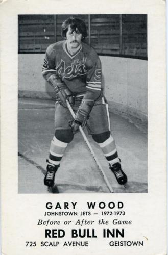 1971-72 Acme Photo Johnstown Jets (EHL) #NNO Gary Wood Front