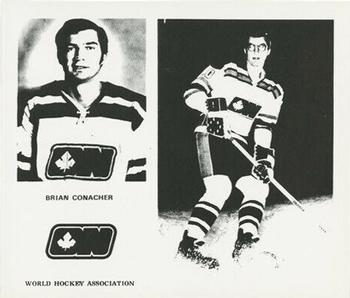 1972-73 Ottawa Nationals (WHA) #NNO Brian Conacher Front