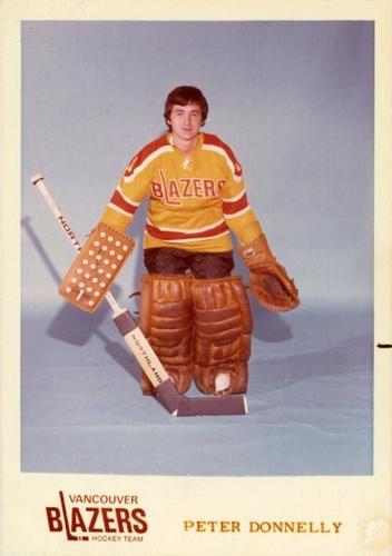1973-74 Vancouver Blazers (WHA) #NNO Pete Donnelly Front
