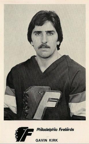 1977-78 Philadelphia Firebirds (AHL) #9 Gavin Kirk Front