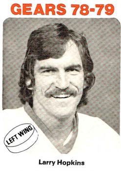 1978-79 Saginaw Gears (IHL) #NNO Larry Hopkins Front