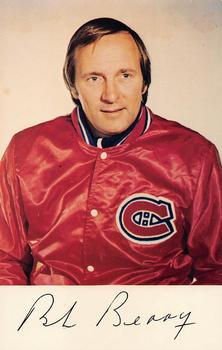 1981-82 Montreal Canadiens #NNO Bob Berry Front