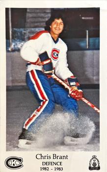 1982-83 Kingston Canadians (OHL) Police #18 Chris Brant Front