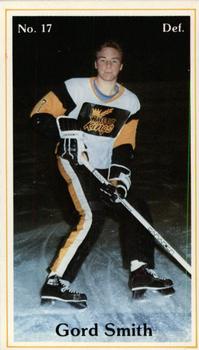 1982-83 Brandon Wheat Kings (WHL) Police #18 Gord Smith Front