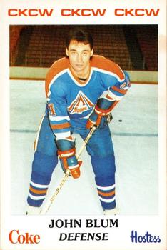 1983-84 Moncton Alpines (AHL) Police #9 John Blum Front