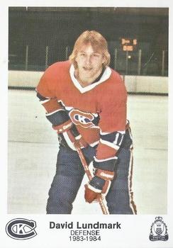 1983-84 Kingston Canadians (OHL) Police #11 Dave Lundmark Front