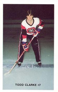 1983-84 Ottawa 67's (OHL) #NNO Todd Clarke Front
