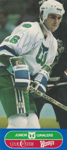 1984-85 Junior Whalers/Wendy's Hartford Whalers #NNO Sylvain Turgeon Front