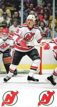 1984-85 New Jersey Devils Postcards #NNO Dave Lewis Front