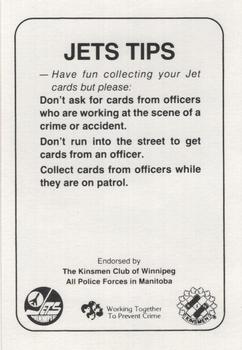 1984-85 Winnipeg Jets Police #NNO John B. Ferguson Back