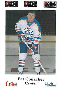 1984-85 Nova Scotia Oilers (AHL) Police #7 Pat Conacher Front
