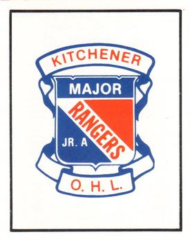1984-85 Kitchener Rangers (OHL) Police #5 Kitchener Rangers Checklist Front