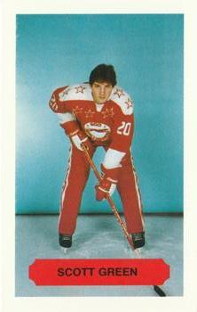 1984-85 Sault Ste. Marie Greyhounds (OHL) #NNO Scott Green Front