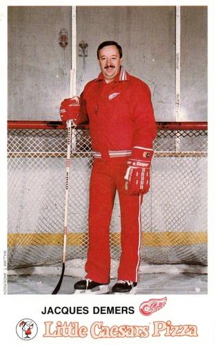 1987-88 Little Caesars Detroit Red Wings #NNO Jacques Demers Front
