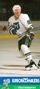 1988-89 Ground Round Junior Whalers Hartford Whalers #1 John Anderson Front