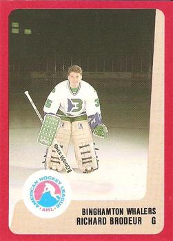 1988-89 ProCards Binghamton Whalers (AHL) #NNO Richard Brodeur Front