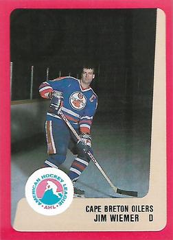 1988-89 ProCards Cape Breton Oilers (AHL) #NNO Jim Wiemer Front
