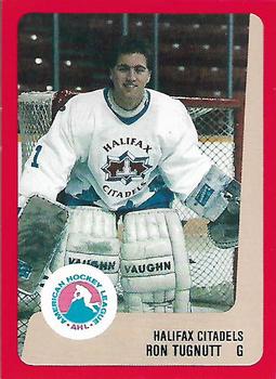 1988-89 ProCards Halifax Citadels (AHL) #NNO Ron Tugnutt Front