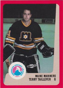 1988-89 ProCards Maine Mariners (AHL) #NNO Terry Taillefer Front