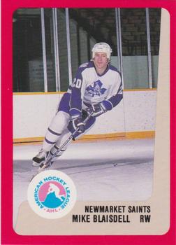 1988-89 ProCards Newmarket Saints (AHL) #NNO Mike Blaisdell Front
